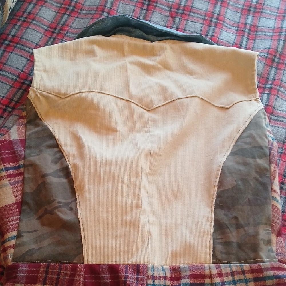 Patchwork Sleeveless Jacket - image 2